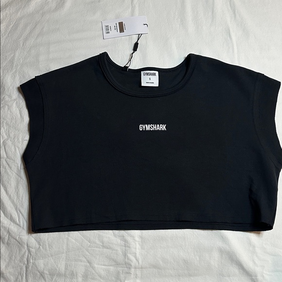 Gymshark Legacy Fitness Raw Crop Top Size S - Picture 3 of 8